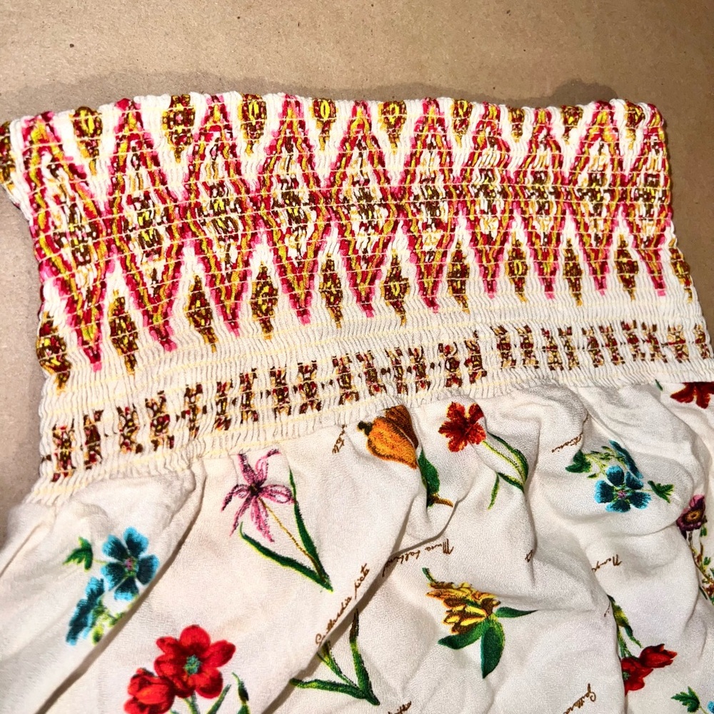 Off-White & Multicolor Flower Pattern Mishupant Y… - image 3